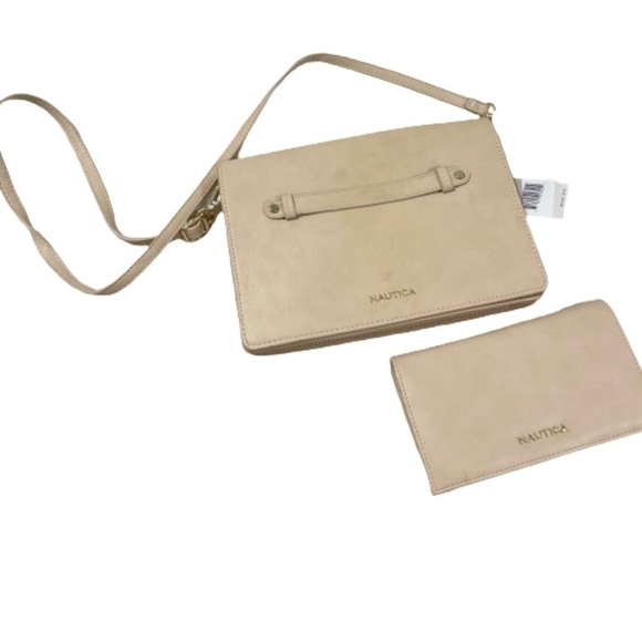 Nautica Handbags - Women’s Nautica Beige Crossbody Bad & Wallet Set!